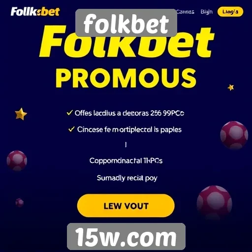 Plataforma Folkbet se destaca por suas promoções