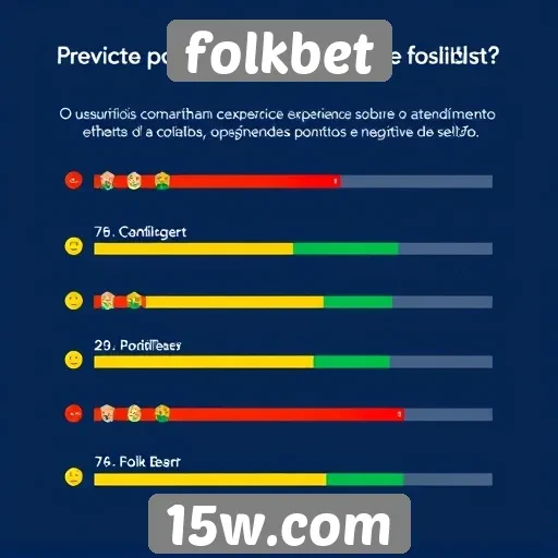 Feedback dos usuários sobre o atendimento do Folkbet